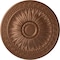 Ekena Millwork Randee Ceiling Medallion (Fits Canopies up to 3 7/8"), Hand-Painted Polished Copper, 20"OD x 1 3/8"P CM20HAPOS - alternate 1